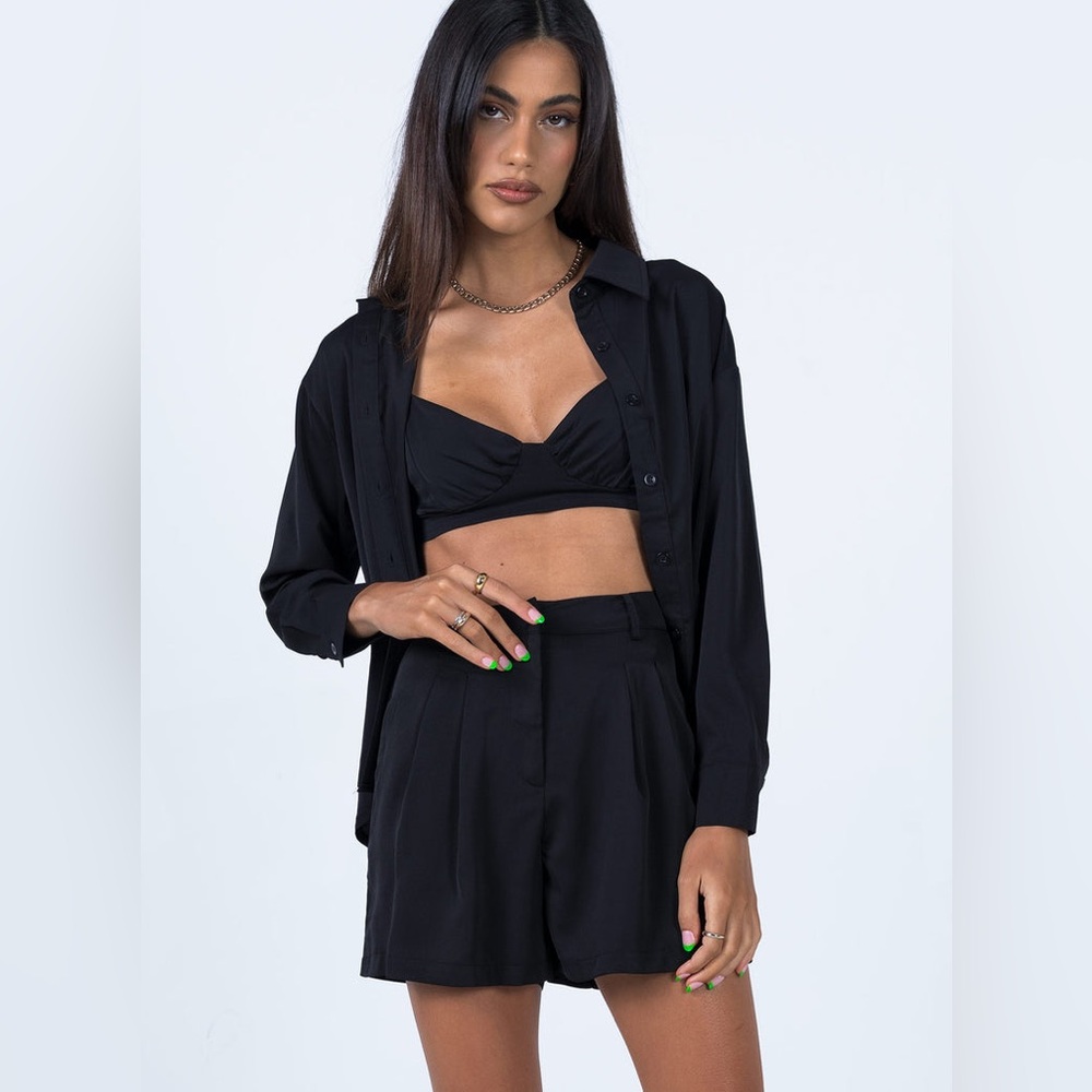 Princess Polly KAITLYN 3 PIECE SET BLACK in size US 4